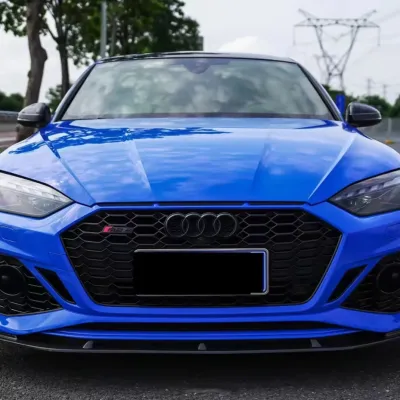 Glossy Crystal Royal Blue Car Vinyl Wrap 02