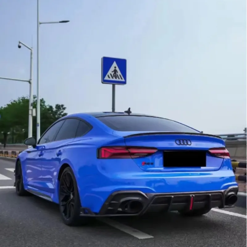 Glossy Crystal Royal Blue Car Vinyl Wrap