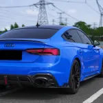 Glossy Crystal Royal Blue Car Vinyl Wrap