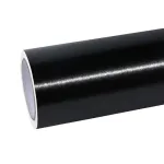 Matte Metallic Brushed Black Car Vinyl Wrap