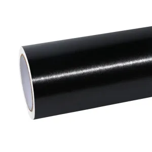 Matte Metallic Brushed Black Car Vinyl Wrap