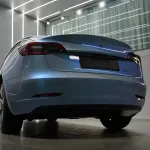 Tesla Twin Candy Grey Cyanine Car Vinyl Wrap
