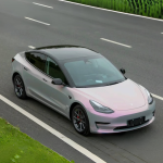 Gloss Twin Candy Grey Red Car Wrap