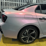 Gloss Twin Candy Grey Red Car Wrap