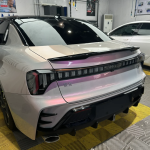 Gloss Twin Candy Grey Red Car Wrap