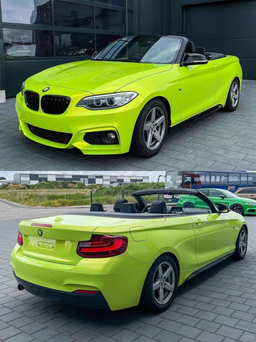 BMW Gloss Magic Gold Fluorescence Car Vinyl Wrap