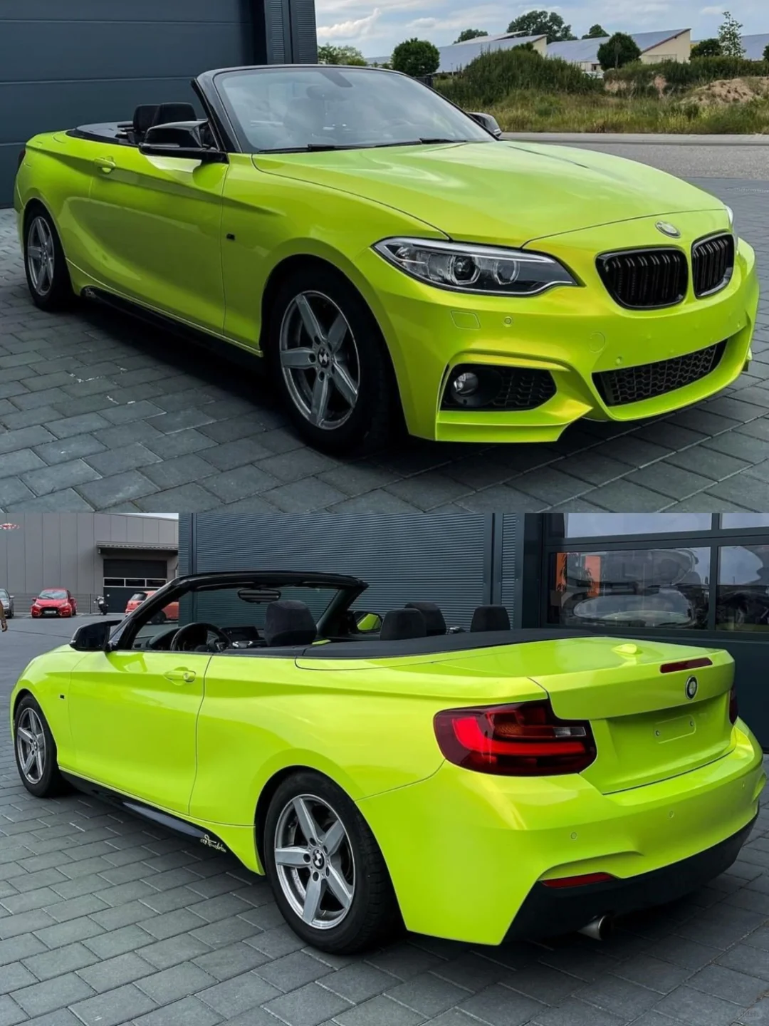 BMW Gloss Magic Gold Fluorescence Car Vinyl Wrap