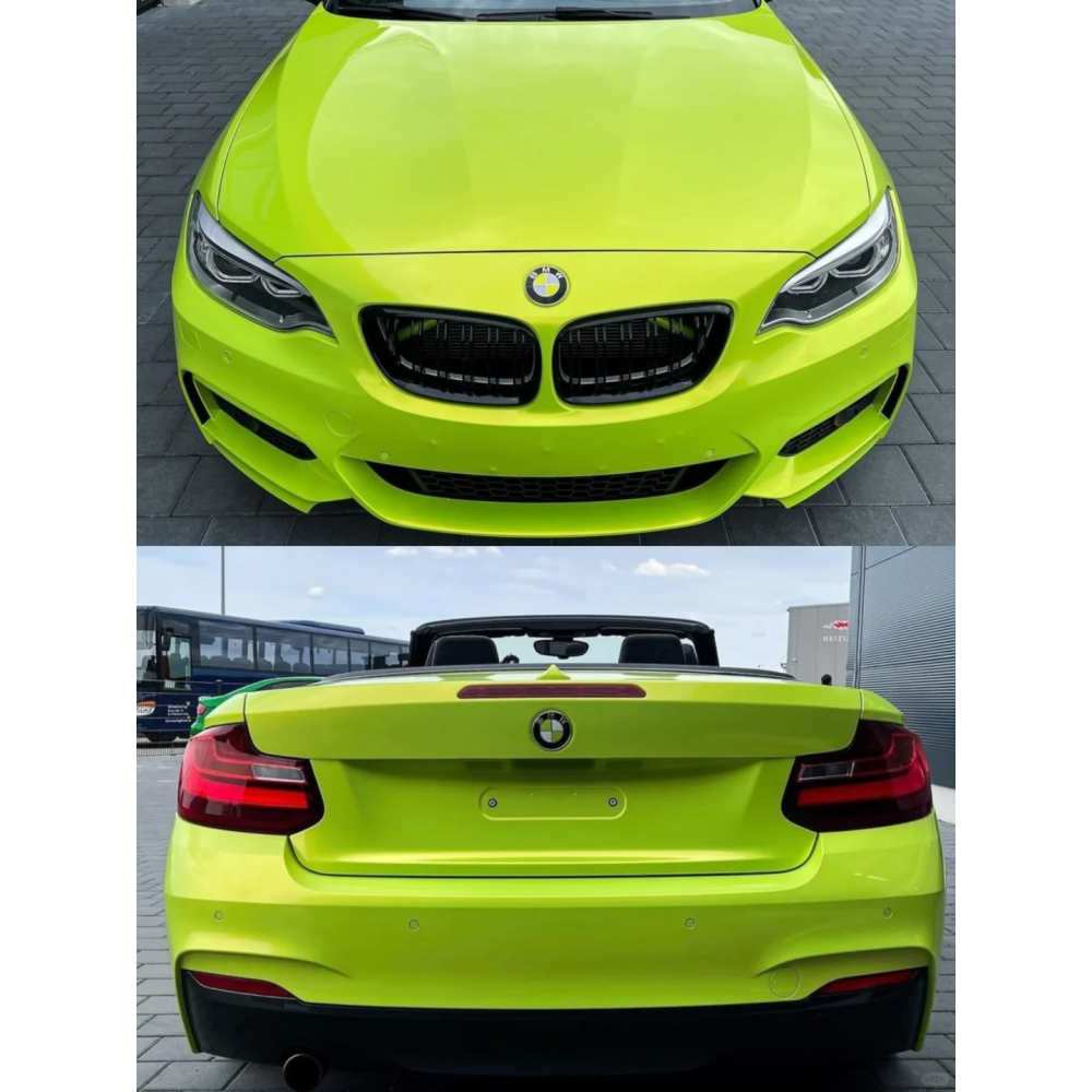 BMW Gloss Magic Gold Fluorescence Car Vinyl Wrap
