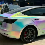 Matte Holographic Rainbow Neo Chrome Car Vinyl Wrap 