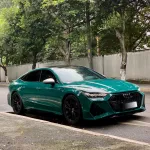 Gloss Audi Hell Green Car Vinyl Wrap