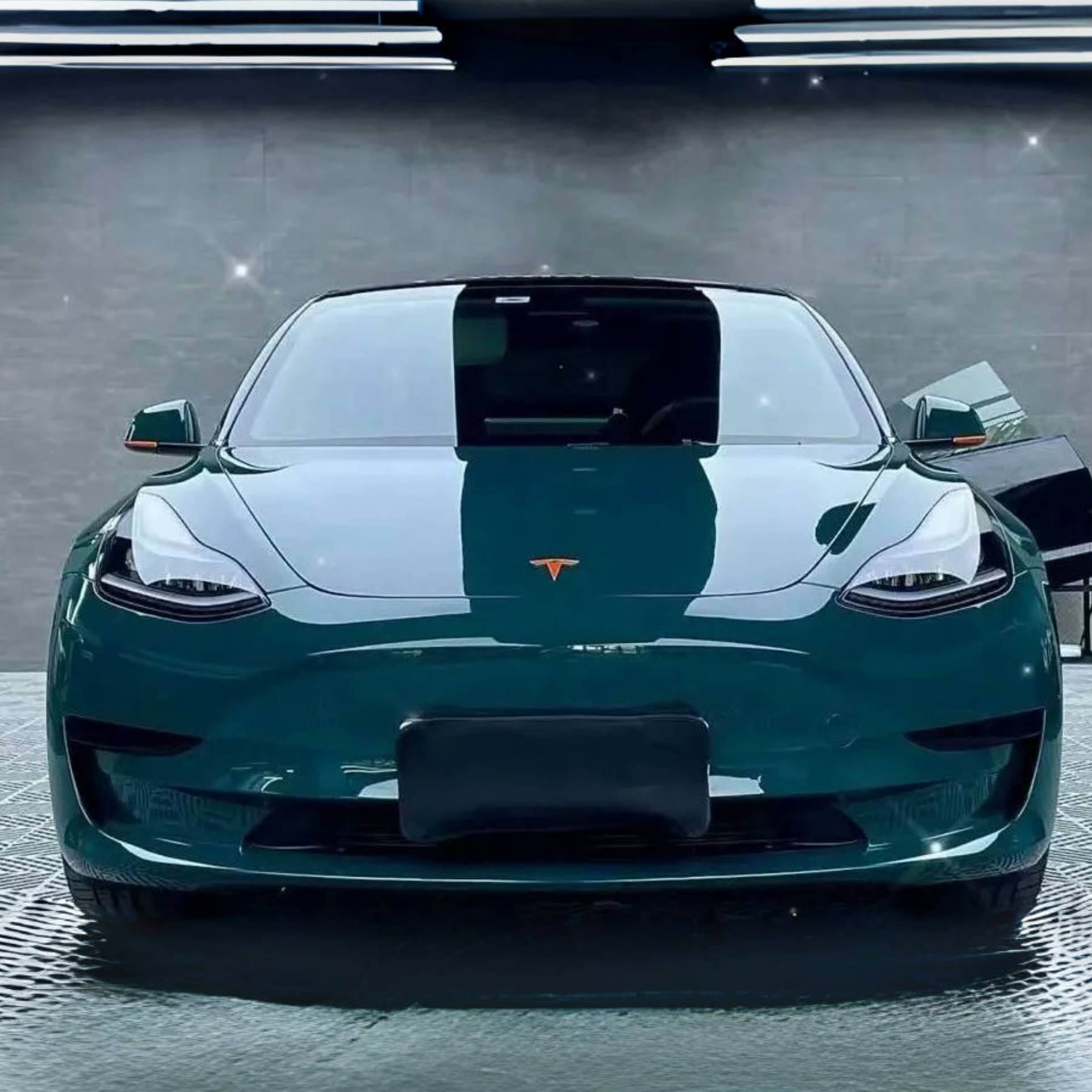 Gloss Audi Hell Green Car Vinyl Wrap