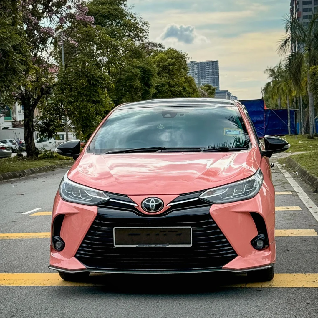 Super Gloss Salmon Pink Car Vinyl Wrap