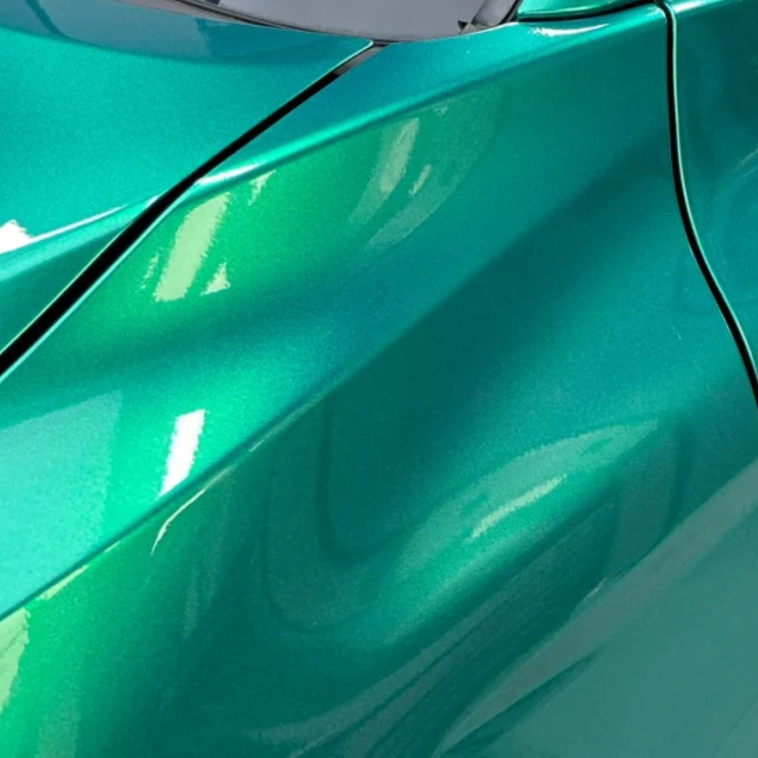 Gloss Metal Emerald Green Car Vinyl Wrap