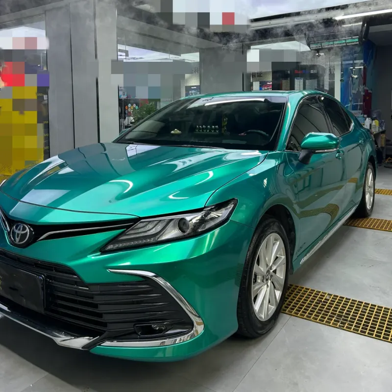 Gloss Metal Emerald Green Car Vinyl Wrap