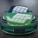 TPU Gloss Aston Martin Iridescent Emerald Green Car Vinyl Wrap