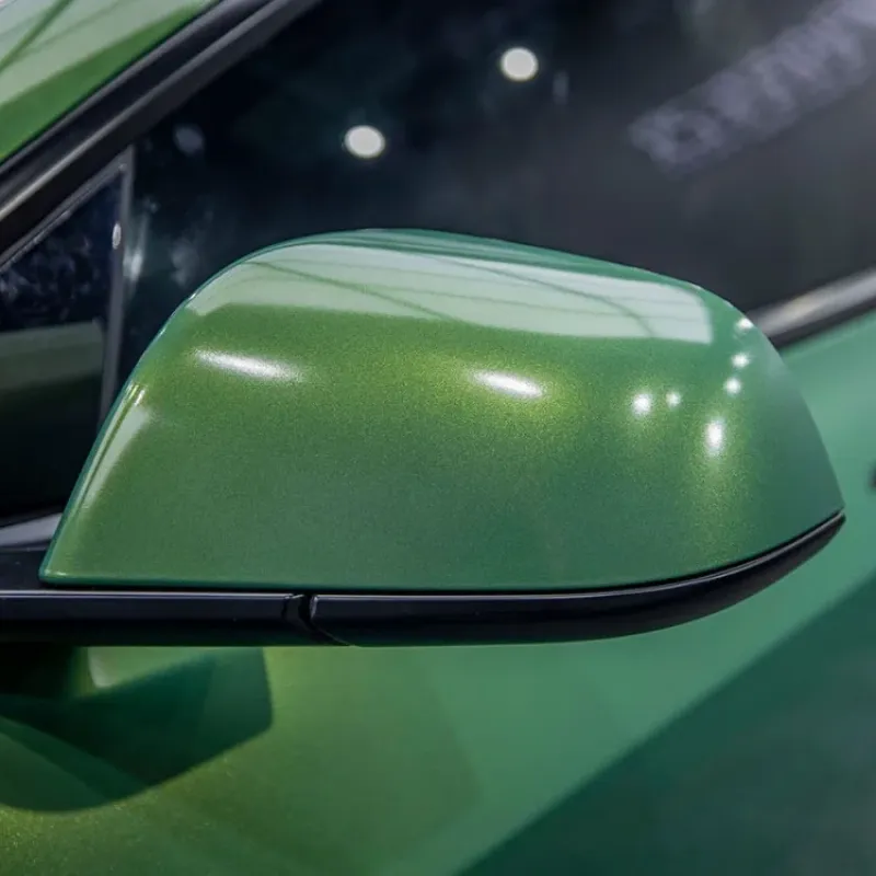 TPU Gloss Aston Martin Iridescent Emerald Green Car Vinyl Wrap