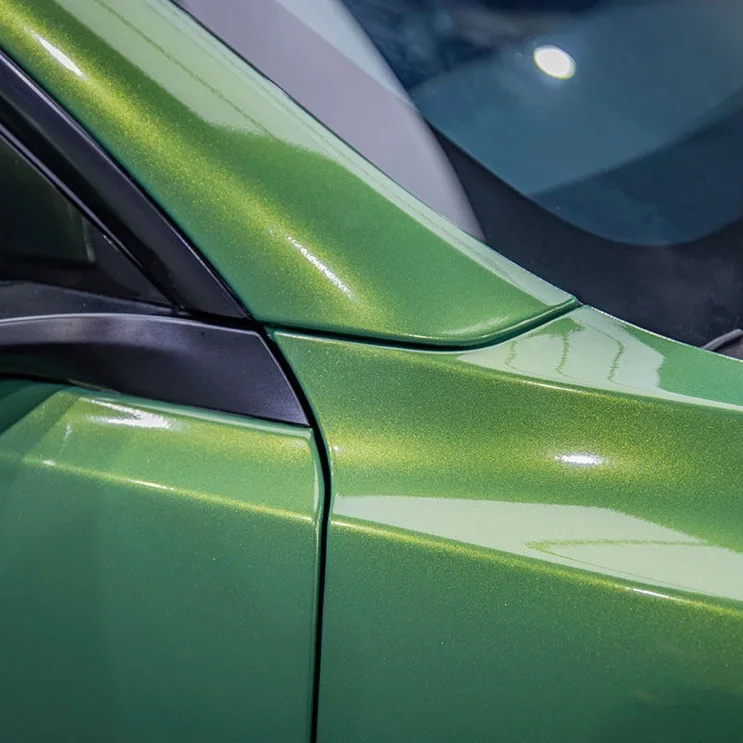 TPU Gloss Aston Martin Iridescent Emerald Green Car Vinyl Wrap