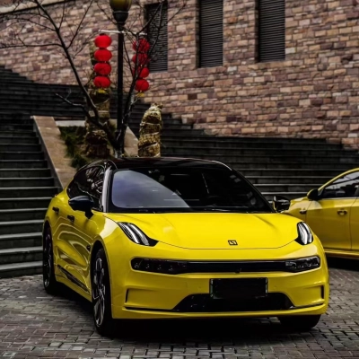 Glossy Crystal Maize Yellow Car Vinyl Wrap 02