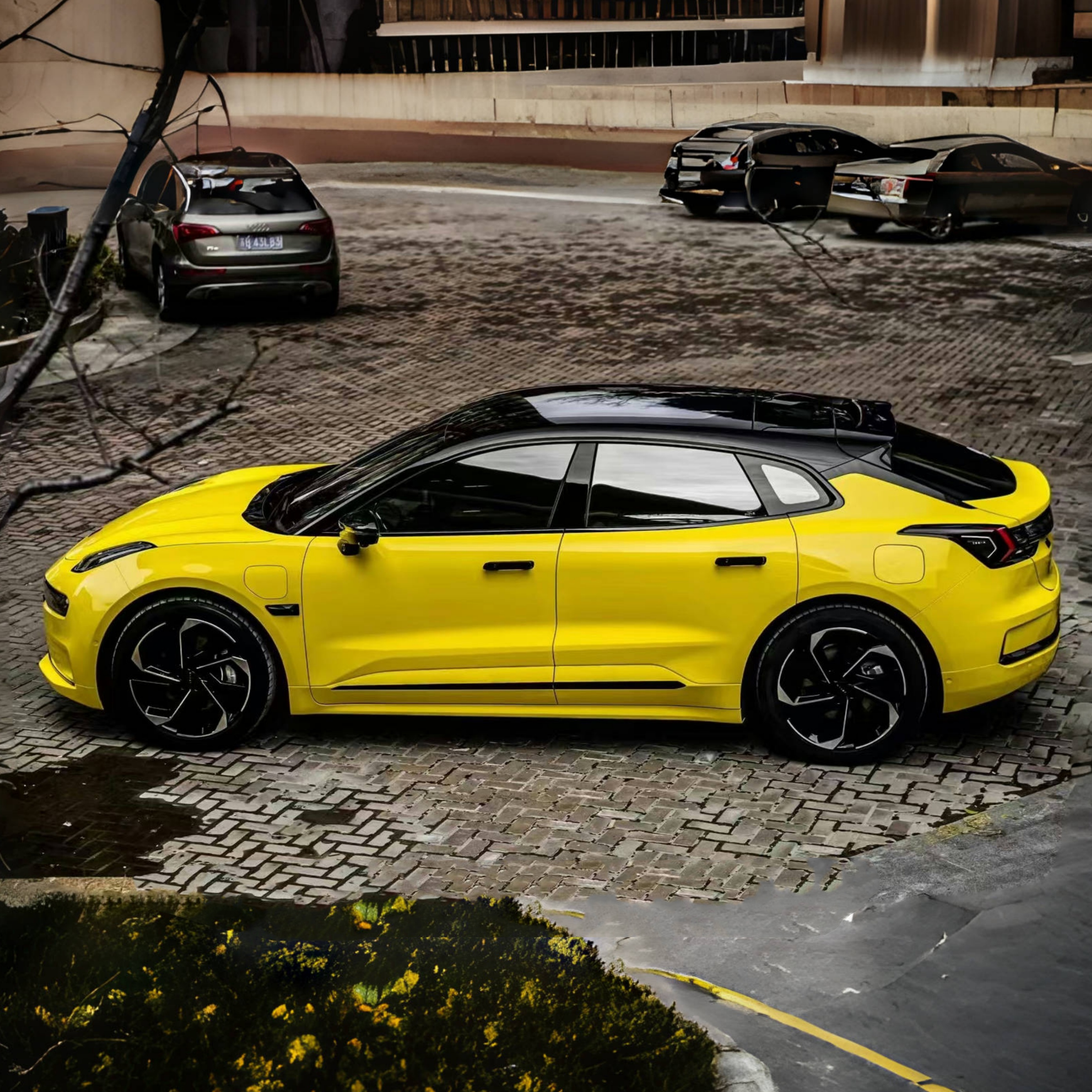 Glossy Crystal Maize Yellow Car Vinyl Wrap
