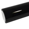 PET Super Gloss Repairable Dry Black Car Vinyl Wrap