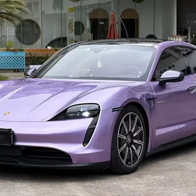PET Victoria Liquid Purple Car Vinyl Wrap 02