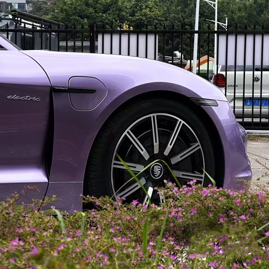 PET Victoria Liquid Purple Car Vinyl Wrap