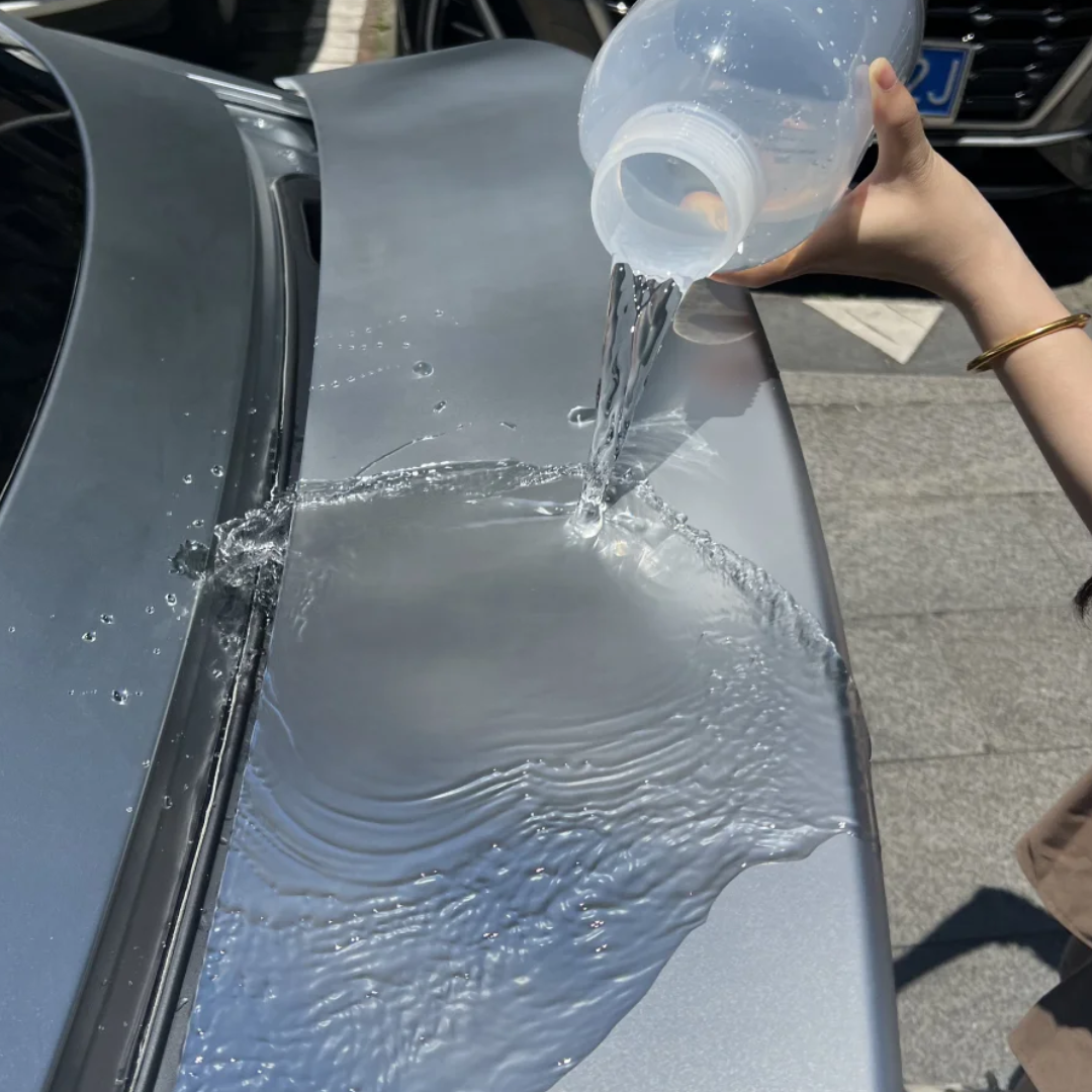 Matte Chrome Alexander Silver Car Vinyl Wrap