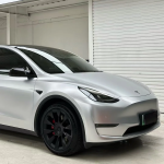 Matte Chrome Alexander Silver Car Vinyl Wrap