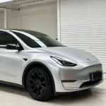 Matte Chrome Alexander Silver Car Vinyl Wrap