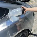 Matte Chrome Alexander Silver Car Vinyl Wrap