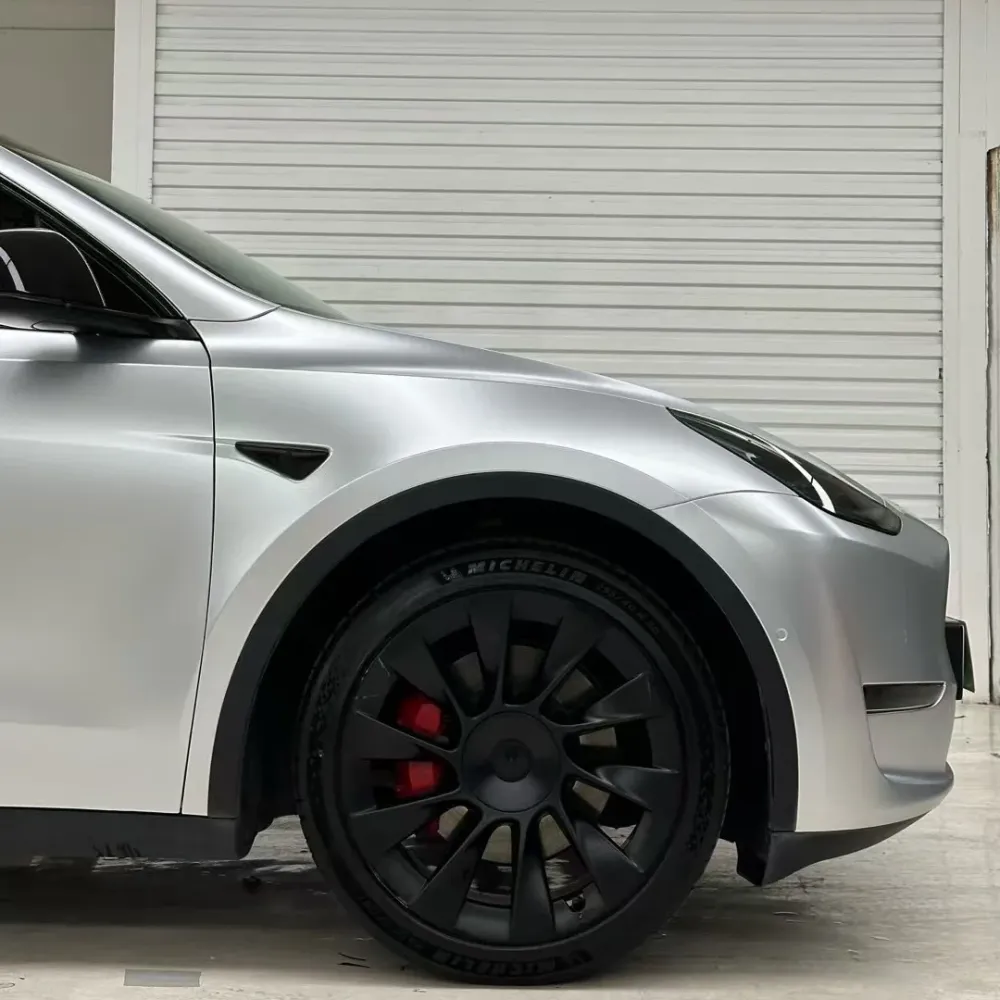 Matte Chrome Alexander Silver Car Vinyl Wrap