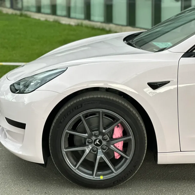 Tesla PET Gloss Mary Kay Pink Car Vinyl Wrap