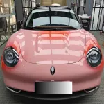 Shy Blushing Pink Custom Car Vinyl Wrap