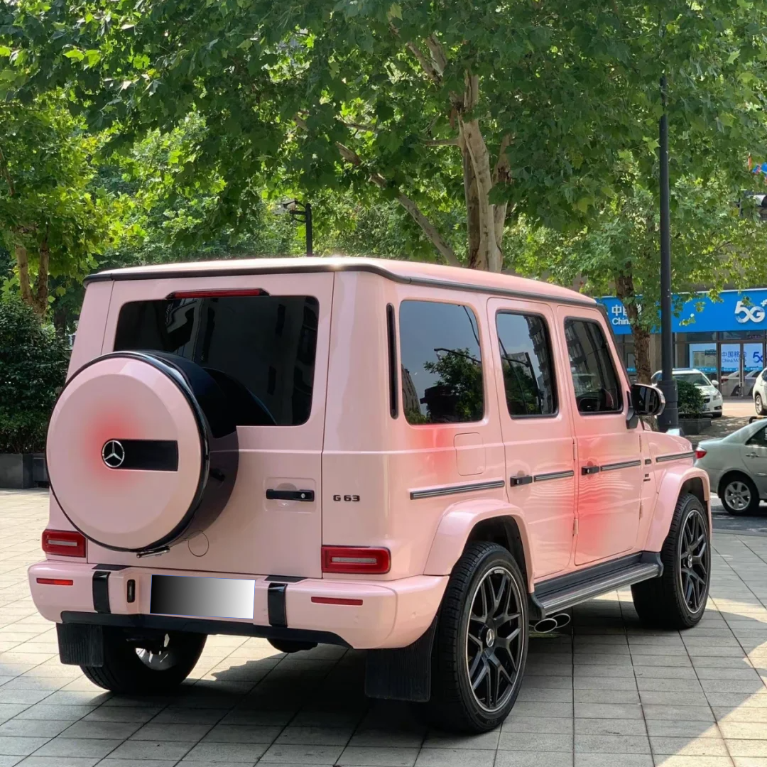 Shy Blushing Pink Custom Car Vinyl Wrap