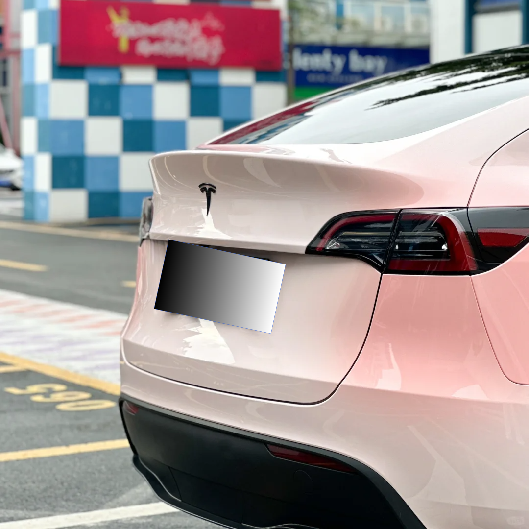 Shy Blushing Pink Custom Car Vinyl Wrap