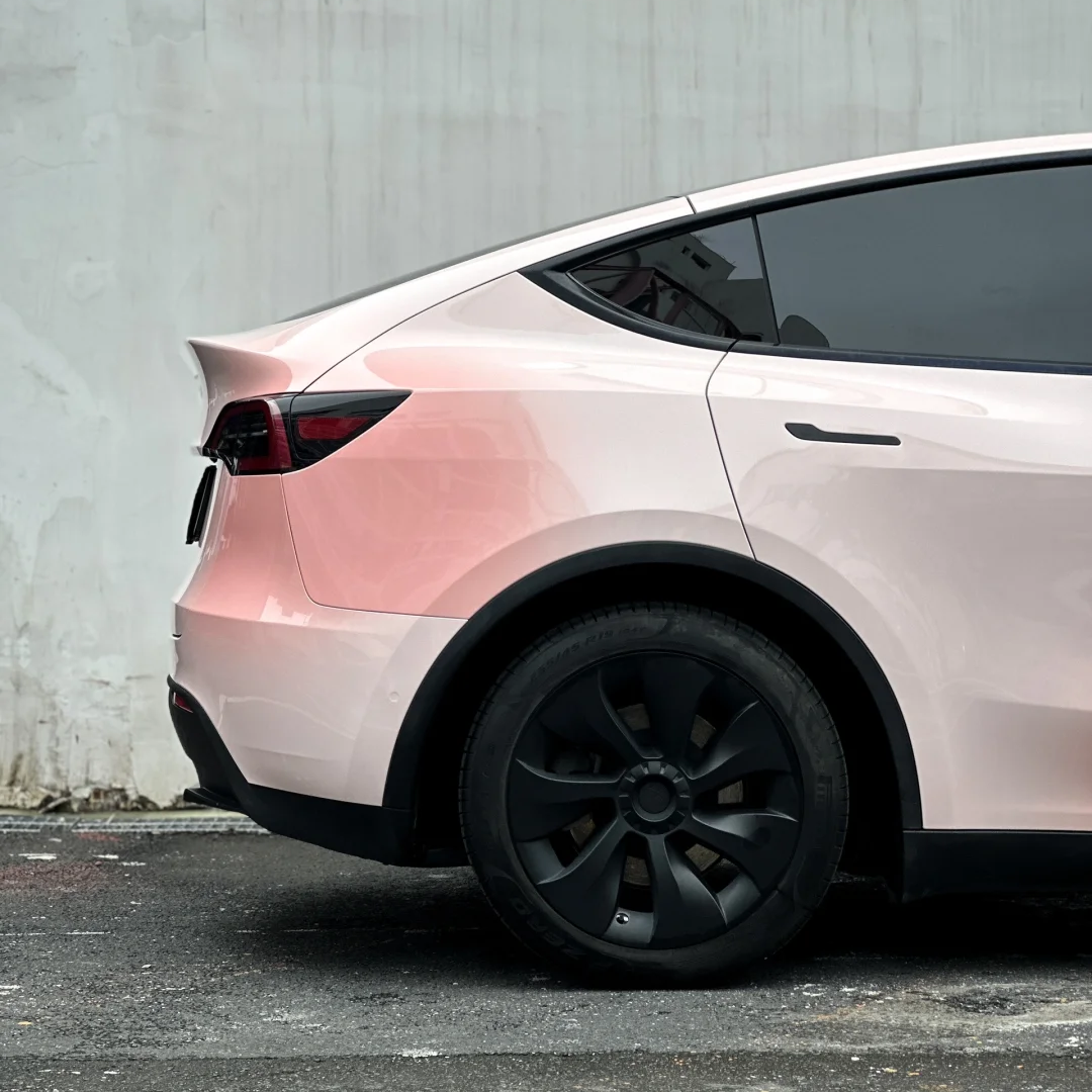 Shy Blushing Pink Custom Car Vinyl Wrap