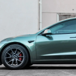 Gloss PET Liquid Alpine Green Car Vinyl Wrap