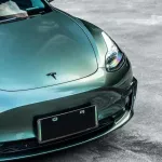Gloss PET Liquid Alpine Green Car Vinyl Wrap