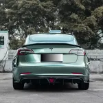 Gloss PET Liquid Alpine Green Car Vinyl Wrap