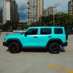 Super Gloss Sparkle Tiffany Car Vinyl Wrap