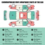 Rainbow Holographic Ocean Blue Car Vinyl Wrap