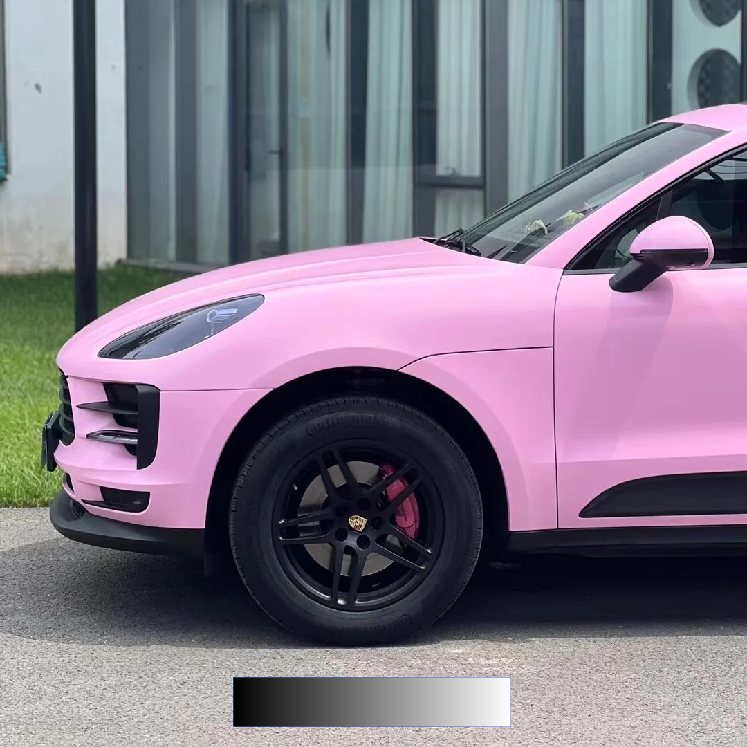 Matte Ceramic Barbie Pink Car Vinyl Wrap