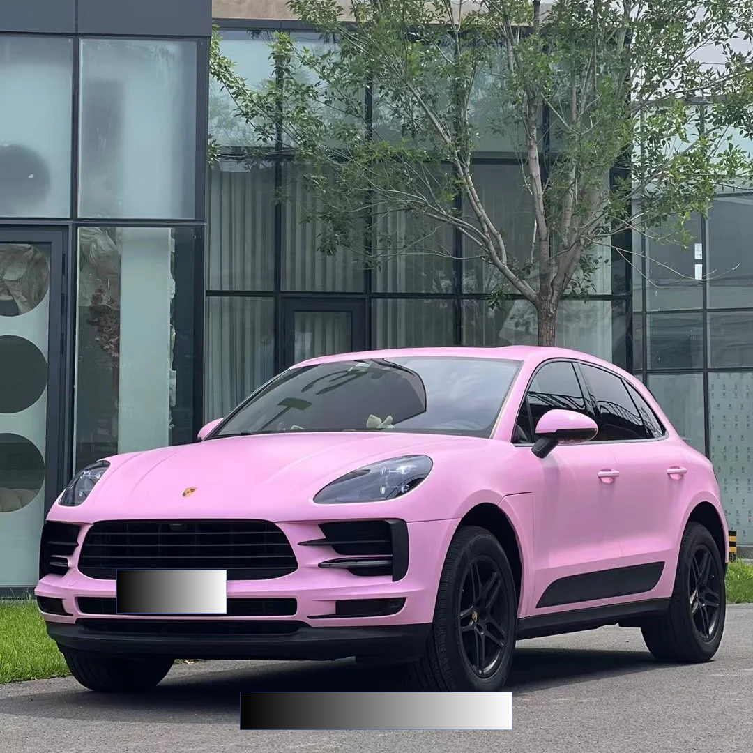 Matte Ceramic Barbie Pink Car Vinyl Wrap