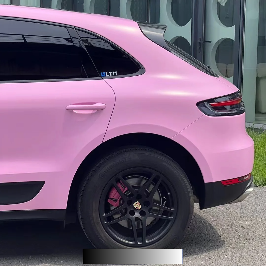 Matte Ceramic Barbie Pink Car Vinyl Wrap