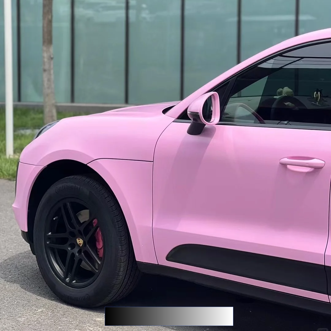 Matte Ceramic Barbie Pink Car Vinyl Wrap