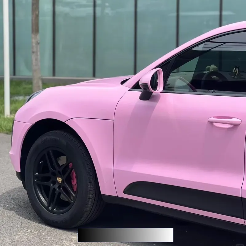 Matte Ceramic Barbie Pink Car Vinyl Wrap