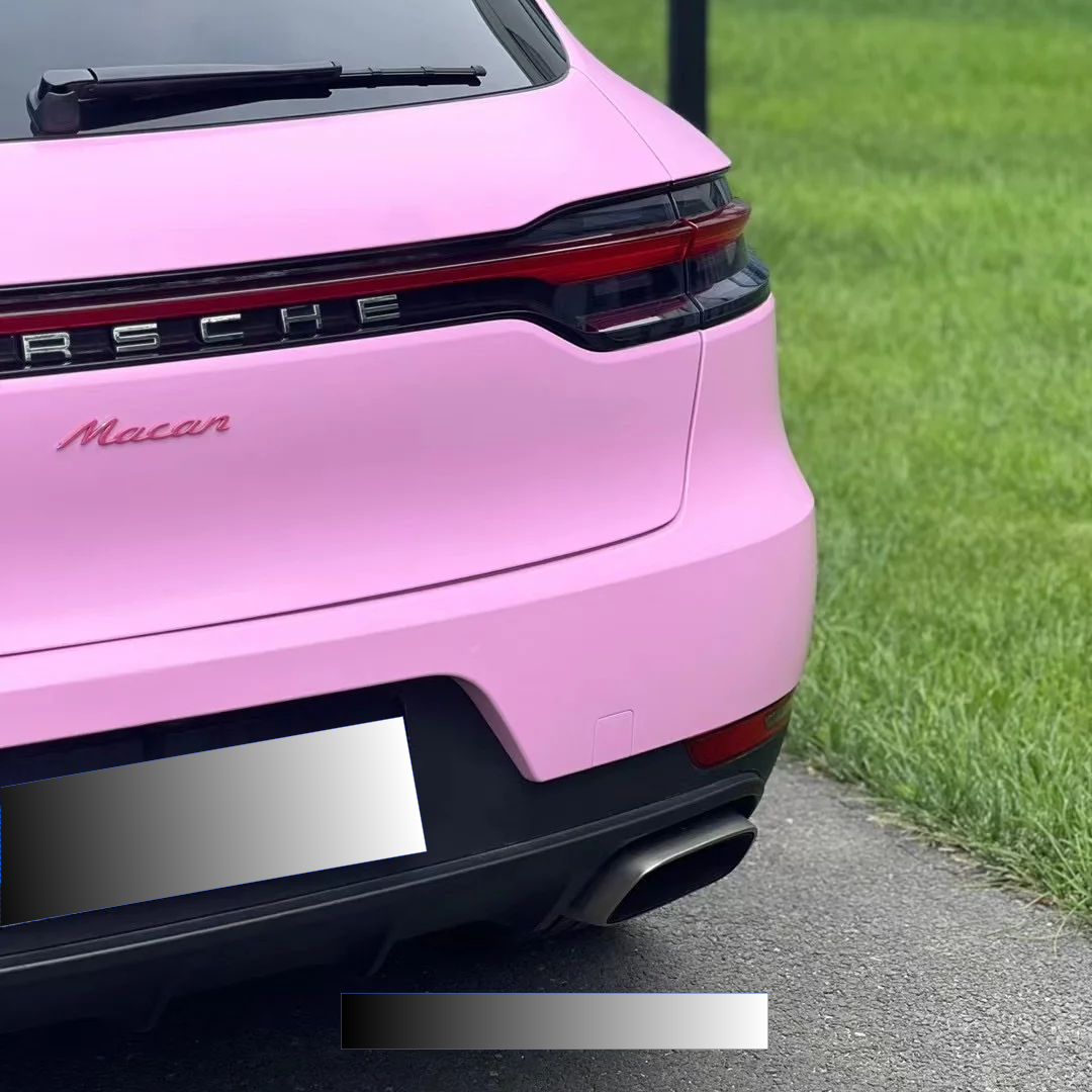 Matte Ceramic Barbie Pink Car Vinyl Wrap