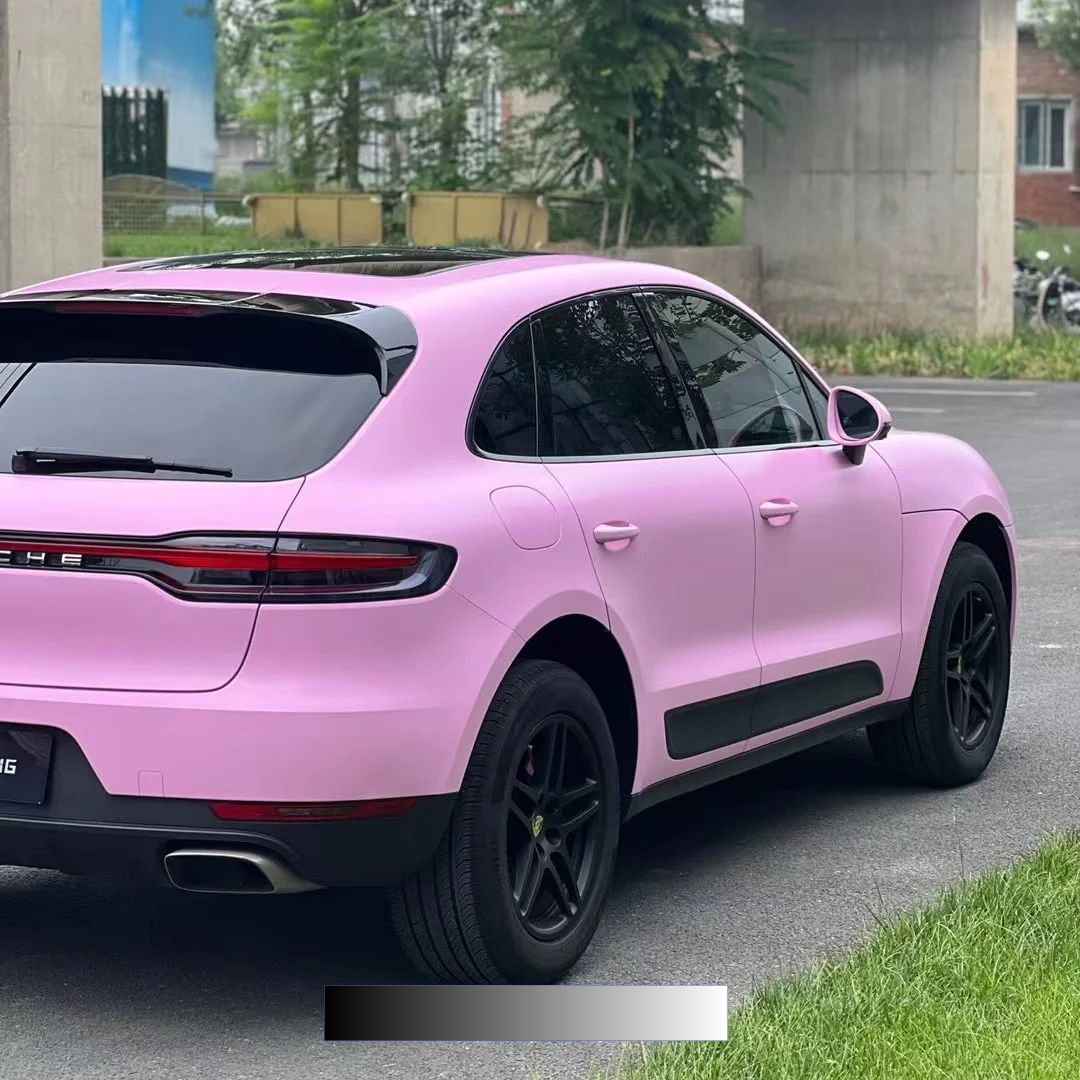 Matte Ceramic Barbie Pink Car Vinyl Wrap