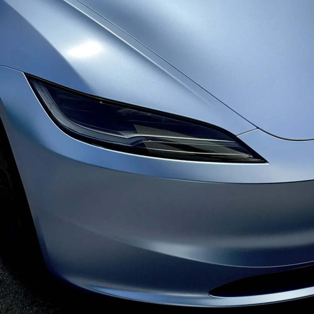 Pure Metal Mist Blue Car Vinyl Wrap