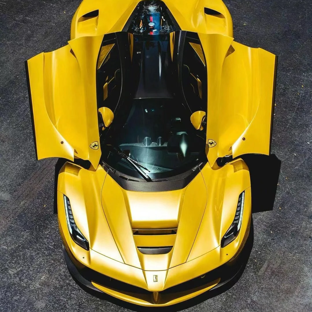 Super Gloss Macaron Yellow Car Vinyl Wrap